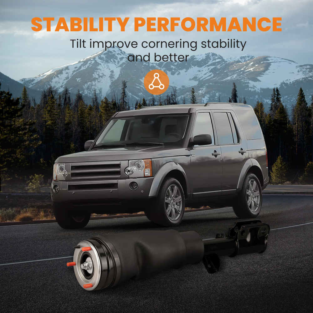 4PCS Front Rear Air Suspension Spring Bag Kit compatible for Range Rover L322 2002-2012