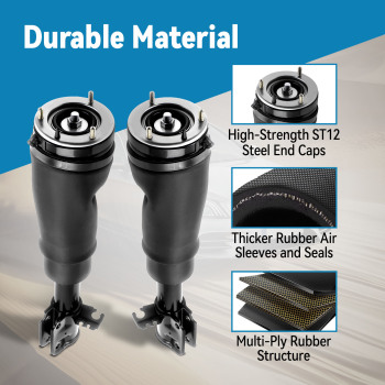 2pcs LeftRight Air Suspension Shock Struct compatible pour Range Rover RNB000740 Front