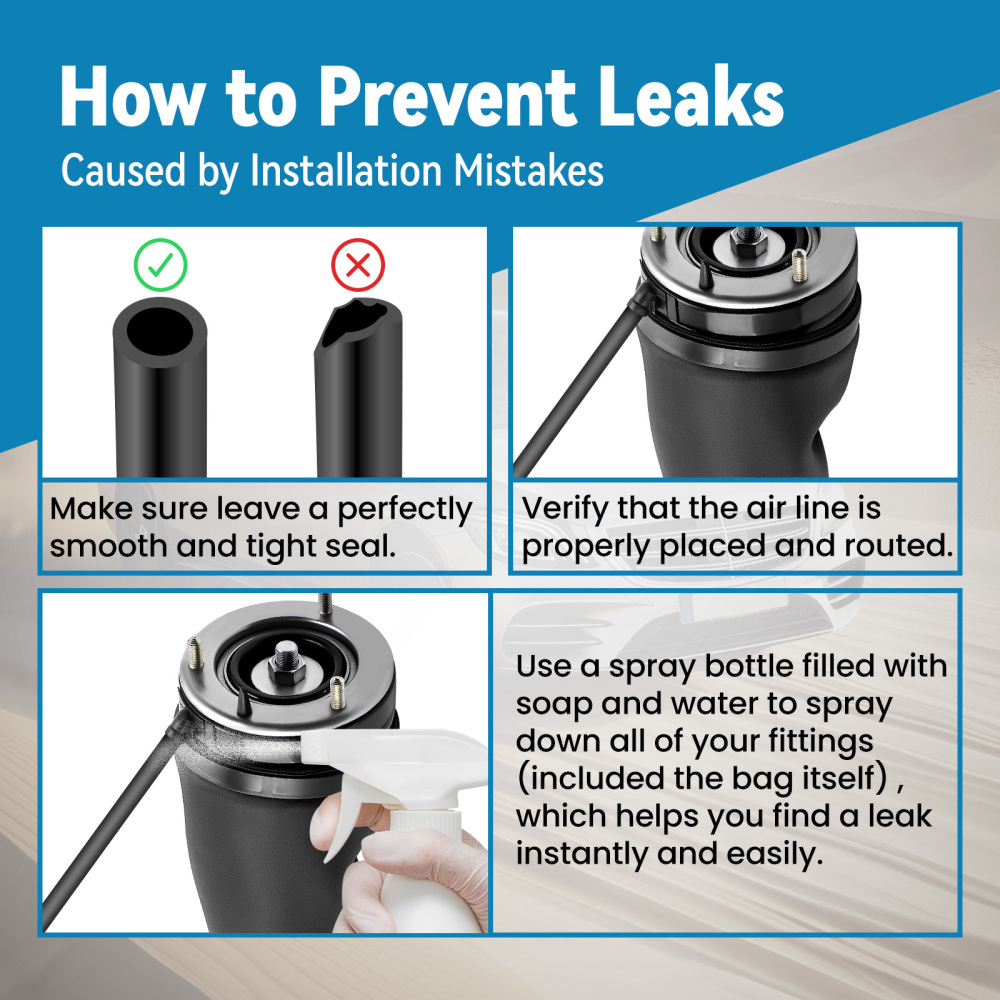 Air Suspension Spring Strut Front Left compatible for Land Rover Range compatible for Rover L322 RNB000750