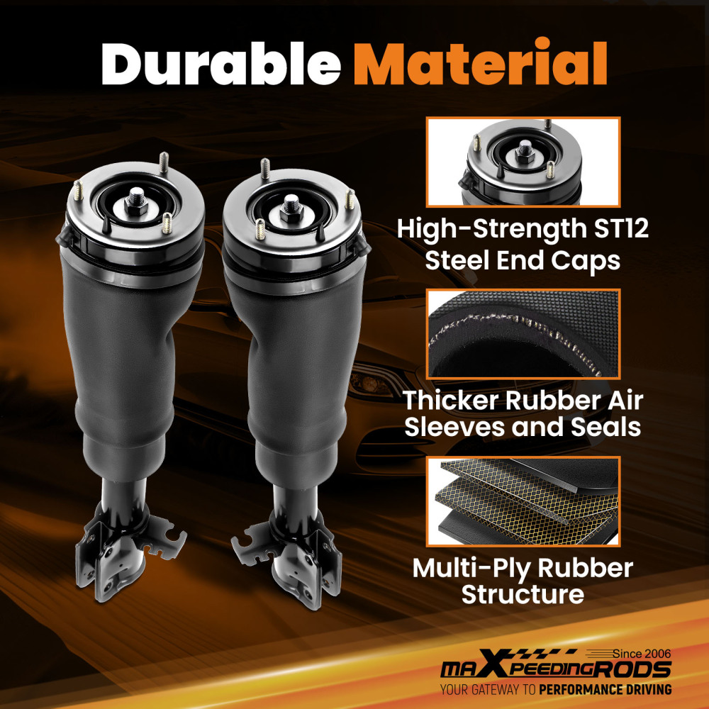 Pair Air Suspension Strut Absorbers compatible for Range Rover LR322 compatible for Land Rover RNB000740