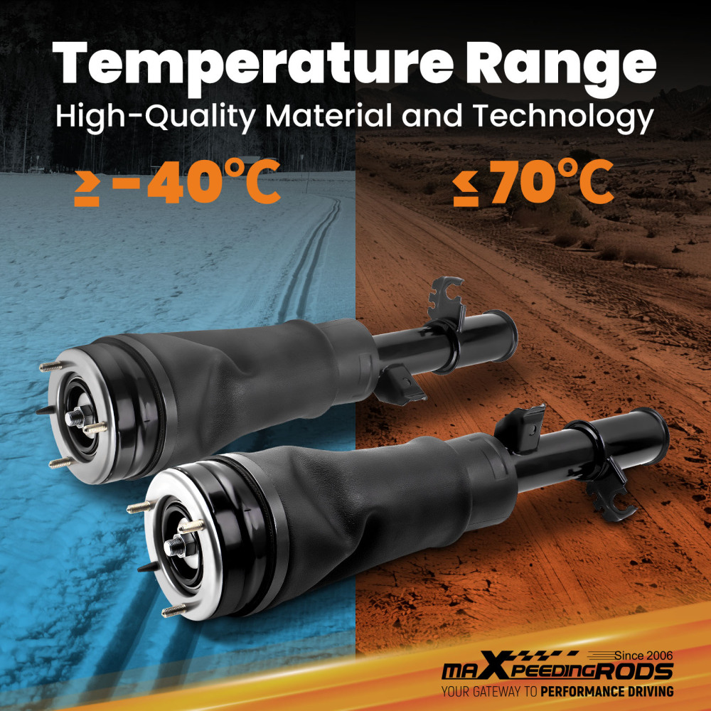 Pair Air Suspension Strut Absorbers compatible for Range Rover LR322 compatible for Land Rover RNB000740