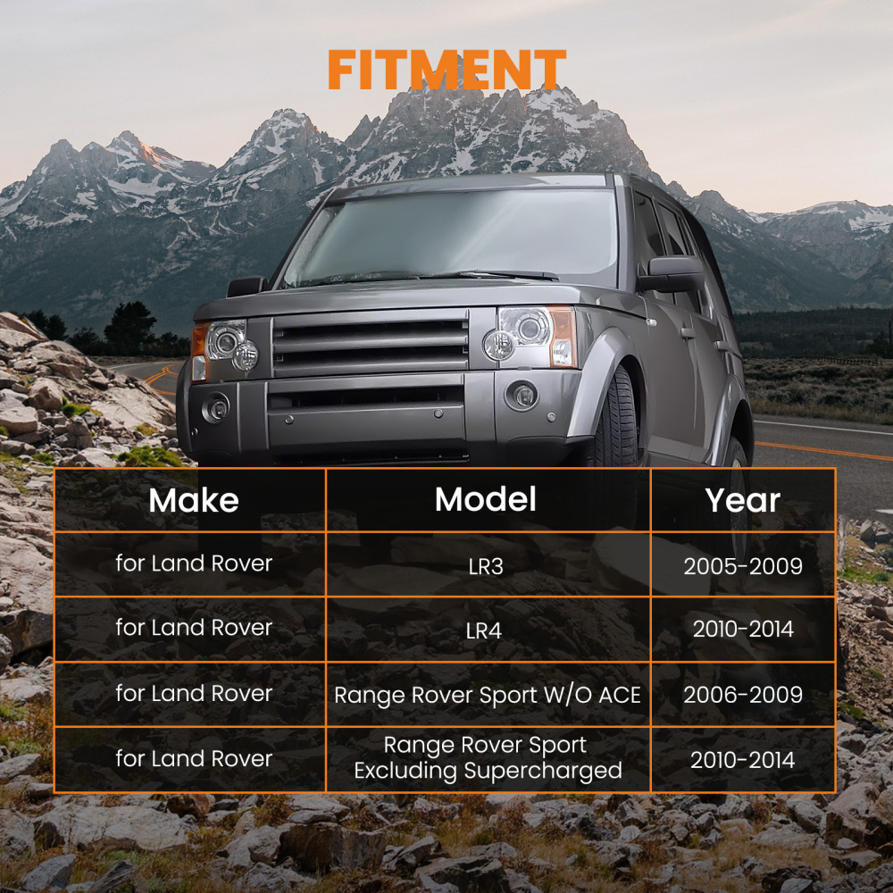 Front Air Suspension Air Strut Single compatible for Land Rover Range compatible for Rover Sport 2006-2014