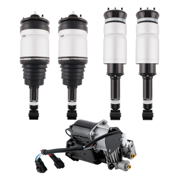 4X Rear Front Air Suspension shock + Air Pump compatible for Land Rover L319 L320 RPD501090