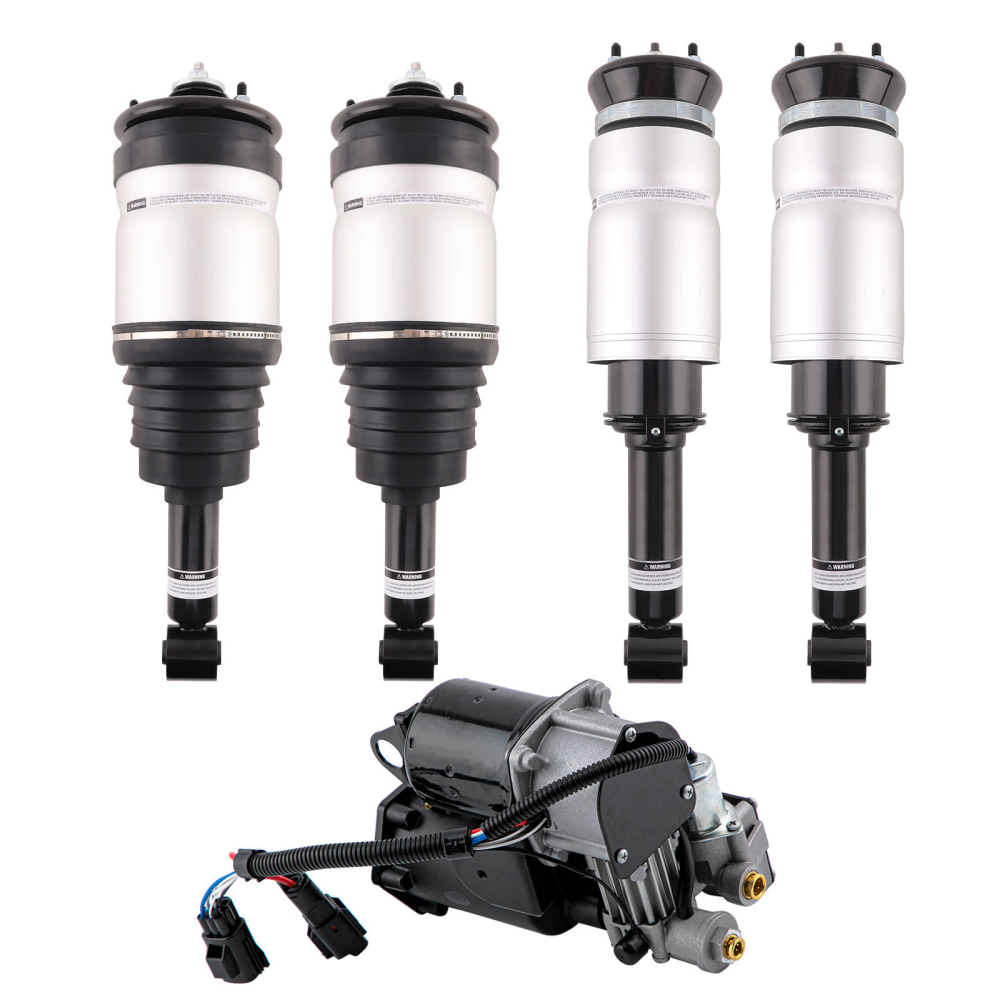 Pair Rear Air SuspensionAir Pump compatible for Land Rover Discovery compatible for Range Rover Sport