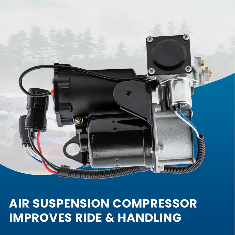 Pair Rear Air SuspensionAir Pump compatible for Land Rover Discovery compatible for Range Rover Sport