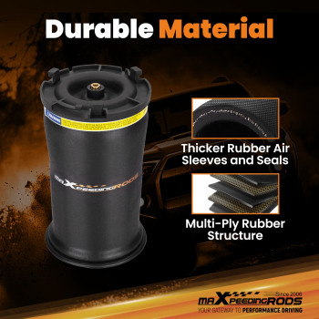 2x Aire Resorte Suspensión Neumáticafor compatible para Hummer H2 2003-2009 15938306 Traser