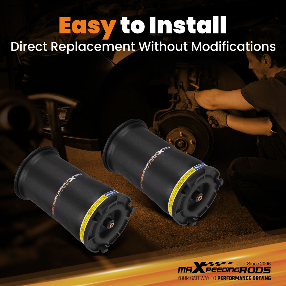2x Aire Resorte Suspensión Neumáticafor compatible para Hummer H2 2003-2009 15938306 Traser