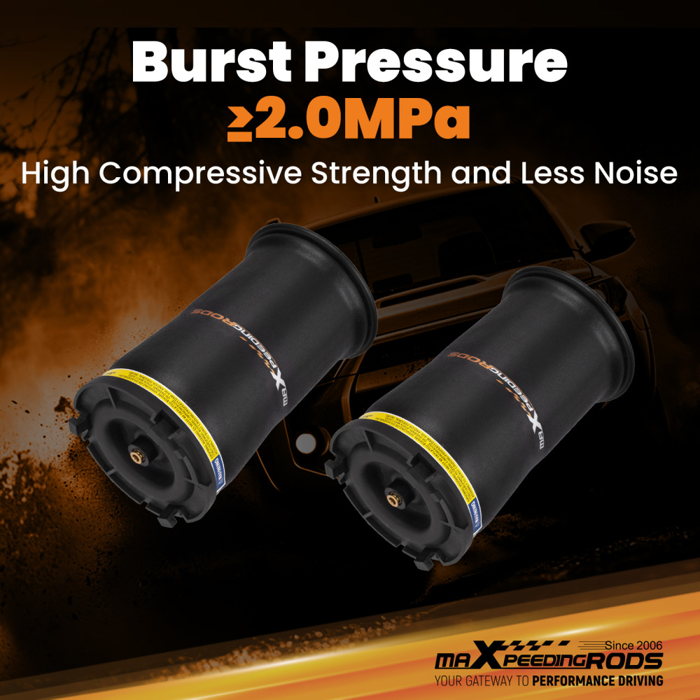 2x Aire Resorte Suspensión Neumáticafor compatible para Hummer H2 2003-2009 15938306 Traser