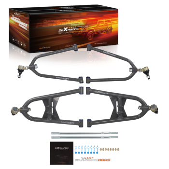 4X BRACCI DI CONTROLLO ANTERIORI REGOLABILI compatibile per HONDA ATV TRX400EX PORTRAX 400EX