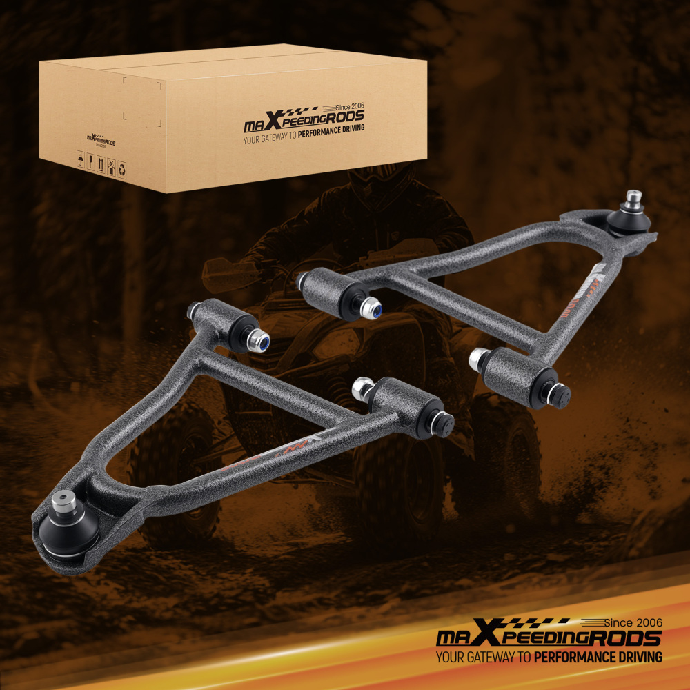 2x Left Right A-Arm Assembly Front Lower compatible for Yamaha Big Bear 350 1987-1997 Steel