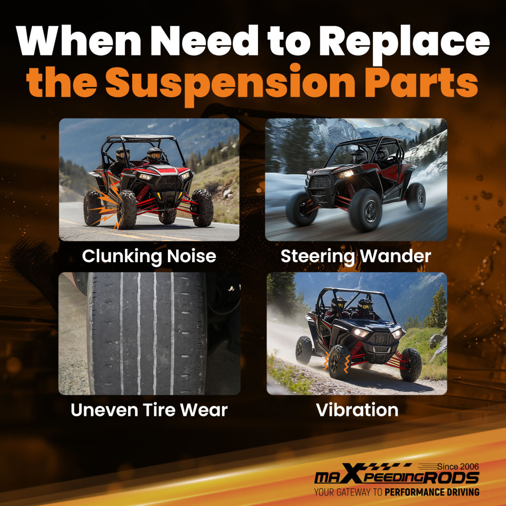 4pcs High Clearance 1.5 Forward Rear A-Arms Set compatible for Polaris RZR S 800 / 4 800