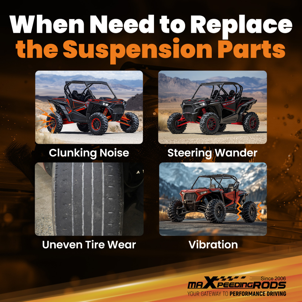 High Clearance Rear Offset A Arms compatible for Polaris RZR S4 900 2018 Trail S 900 2021