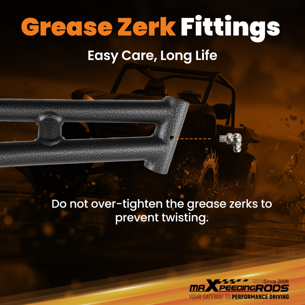 High Clearance Rear Offset A Arms compatible for Polaris RZR S4 900 2018 Trail S 900 2021