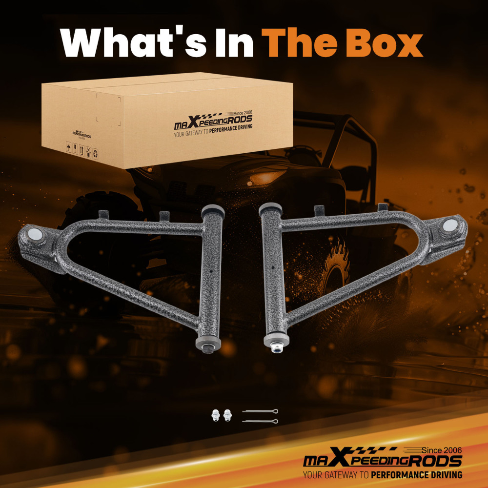 Front Upper Left Right A-Arm Assembly Front compatible for Yamaha YFZ350 91-06 3GG235400035