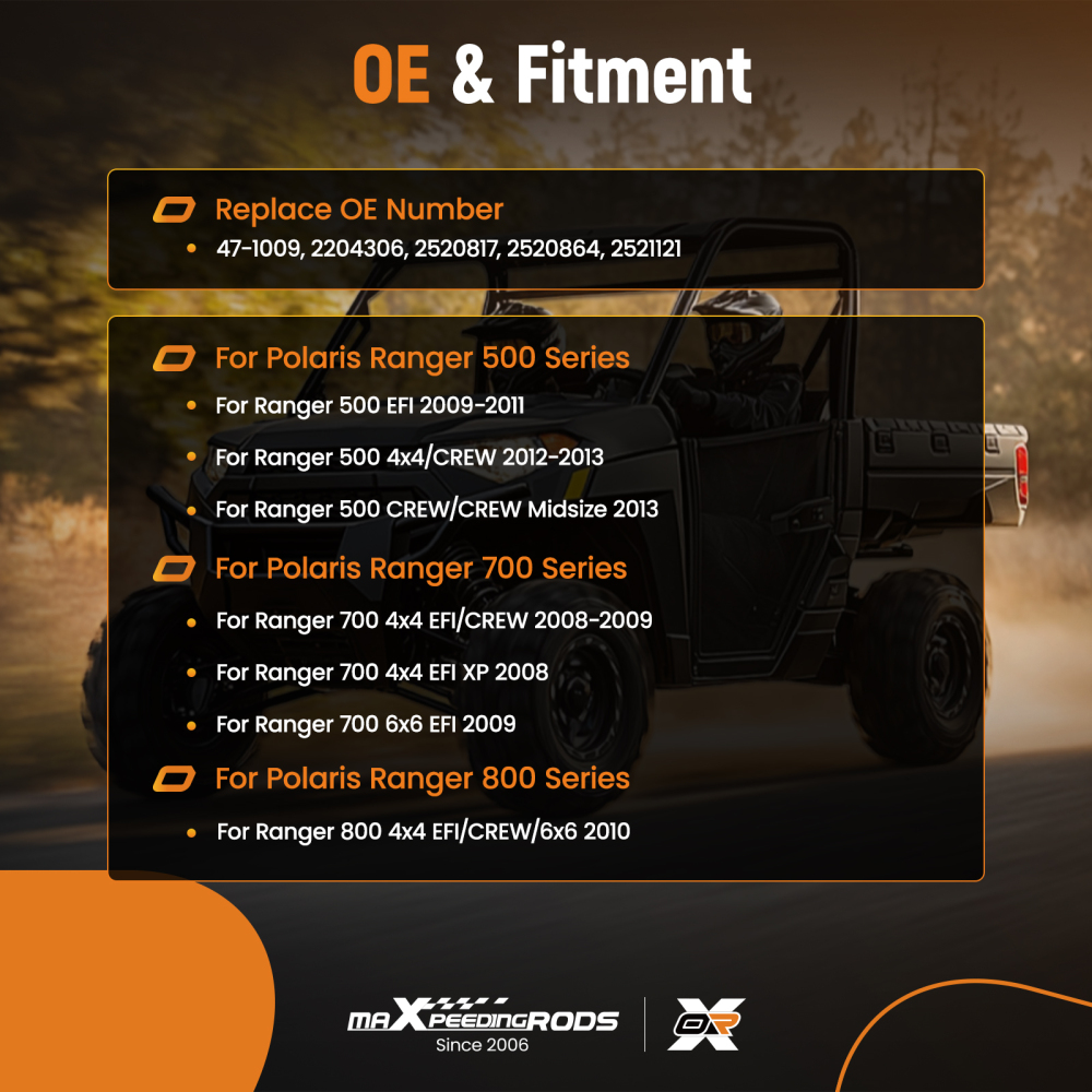 Fuel Pump Module for 2008-2013 compatible for Polaris Ranger 500 700 800 4x4 EFI CREW 6x6