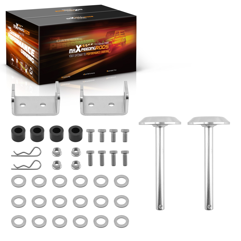 1 PAIR ATV Plow Mount compatible for Arctic Cat 400 500 650 700 2002-2014 Steel Zinc Plated