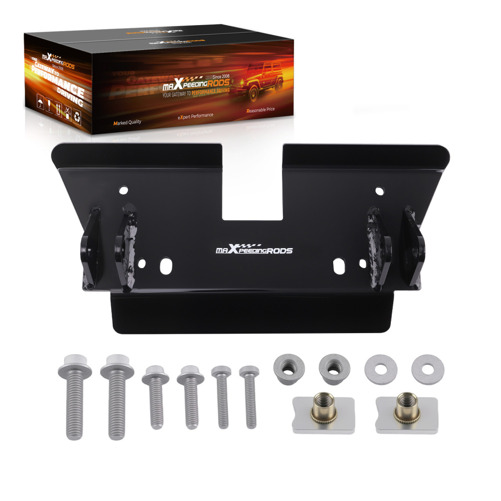 Black Front Plow Mount compatible for Can-Am Commander 800 1000 UTV 2010-2019 Steel