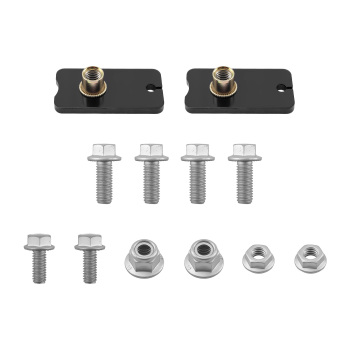 Black Front Snow Push Kit for Can Am Defender HD5-HD10 2016-2024 Steel Frame