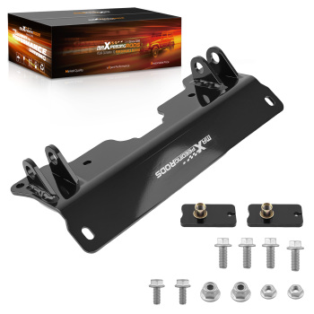 Black Front Snow Push Kit for Can Am Defender HD5-HD10 2016-2024 Steel Frame