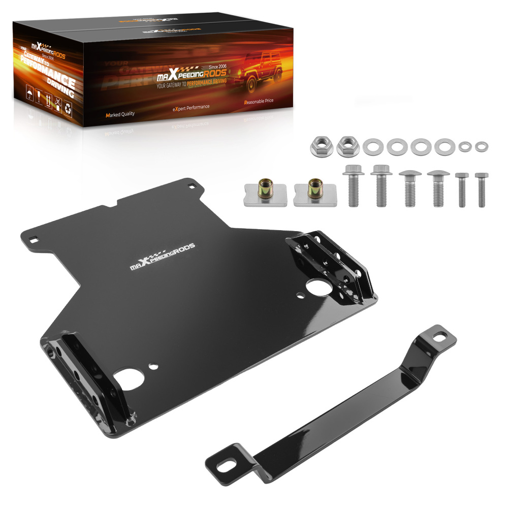 ATV Snow Plow Bracket for Can Am Renegade Outlander Series Black Steel Assembly