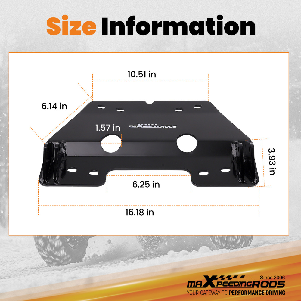 ATV Plow Adapter compatible for Honda Rancher 420 Foreman 500 520 Rubicon 2014-2024