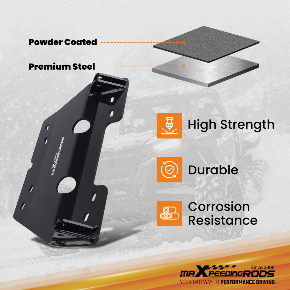 ATV Plow Adapter compatible for Honda Rancher 420 Foreman 500 520 Rubicon 2014-2024