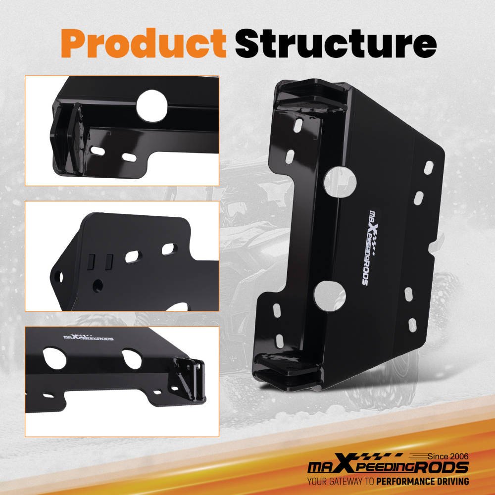 ATV Plow Adapter compatible for Honda Rancher 420 Foreman 500 520 Rubicon 2014-2024