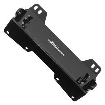 Black Coated Plow Mount compatible for Polaris Ranger XP 1000 2018-2022 Steel Frame UTV