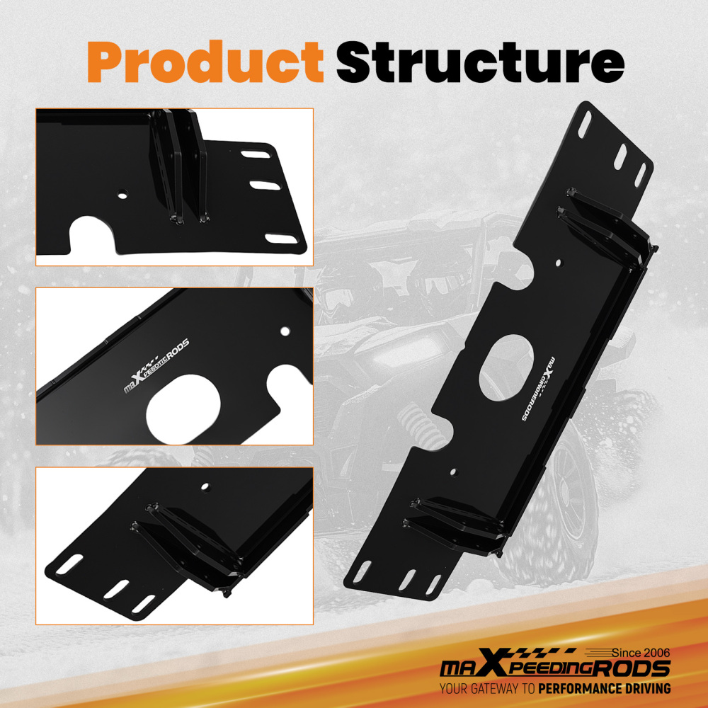 ATV Frame Plow Mount compatible for Polaris Sportsman 400 450 570 800 2001-2024