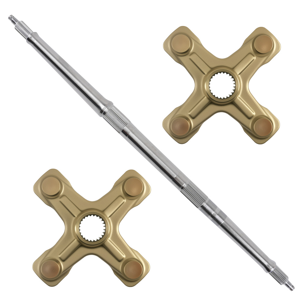 Rear Axle Shaft + Wheel Hubs compatible for Yamaha Raptor 660R 2002-2005 1S3-25383-00-00