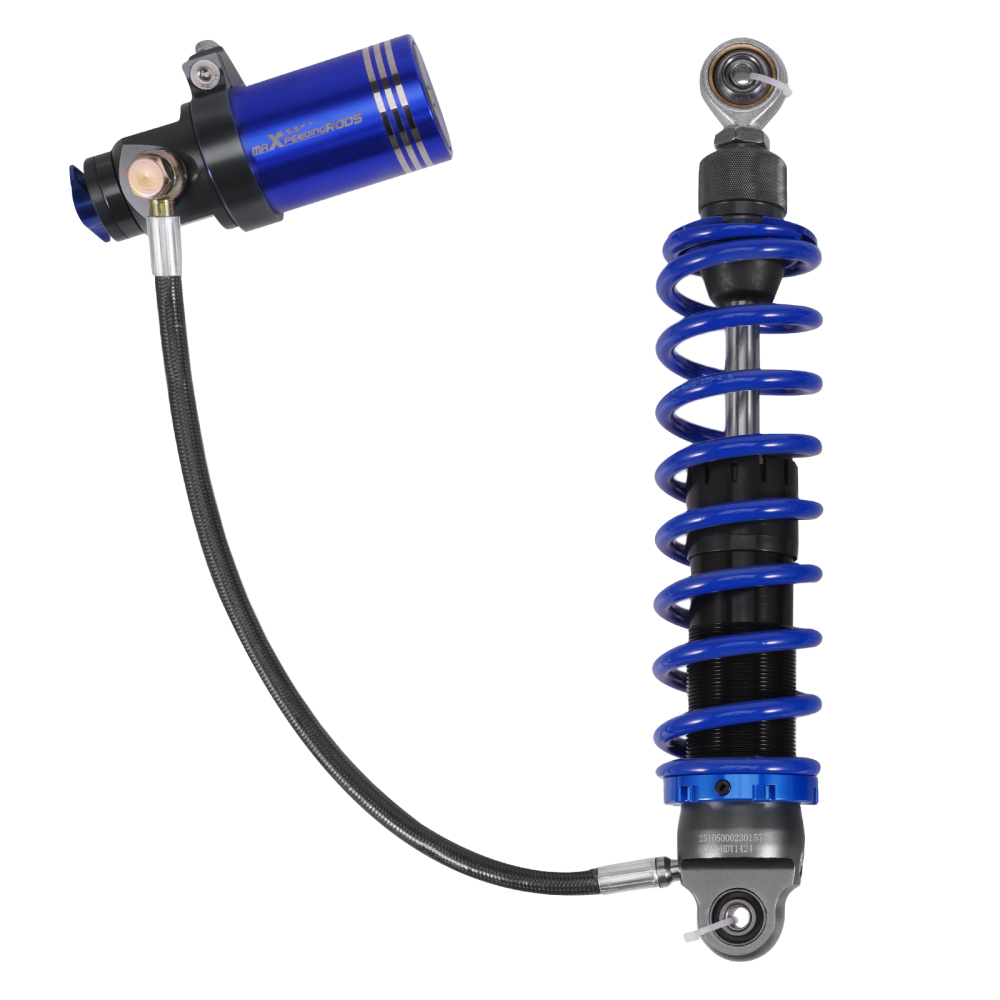 30 Way Damper Adj. Remote Reservoir Rear Shocks compatible for Harley Touring 14-25