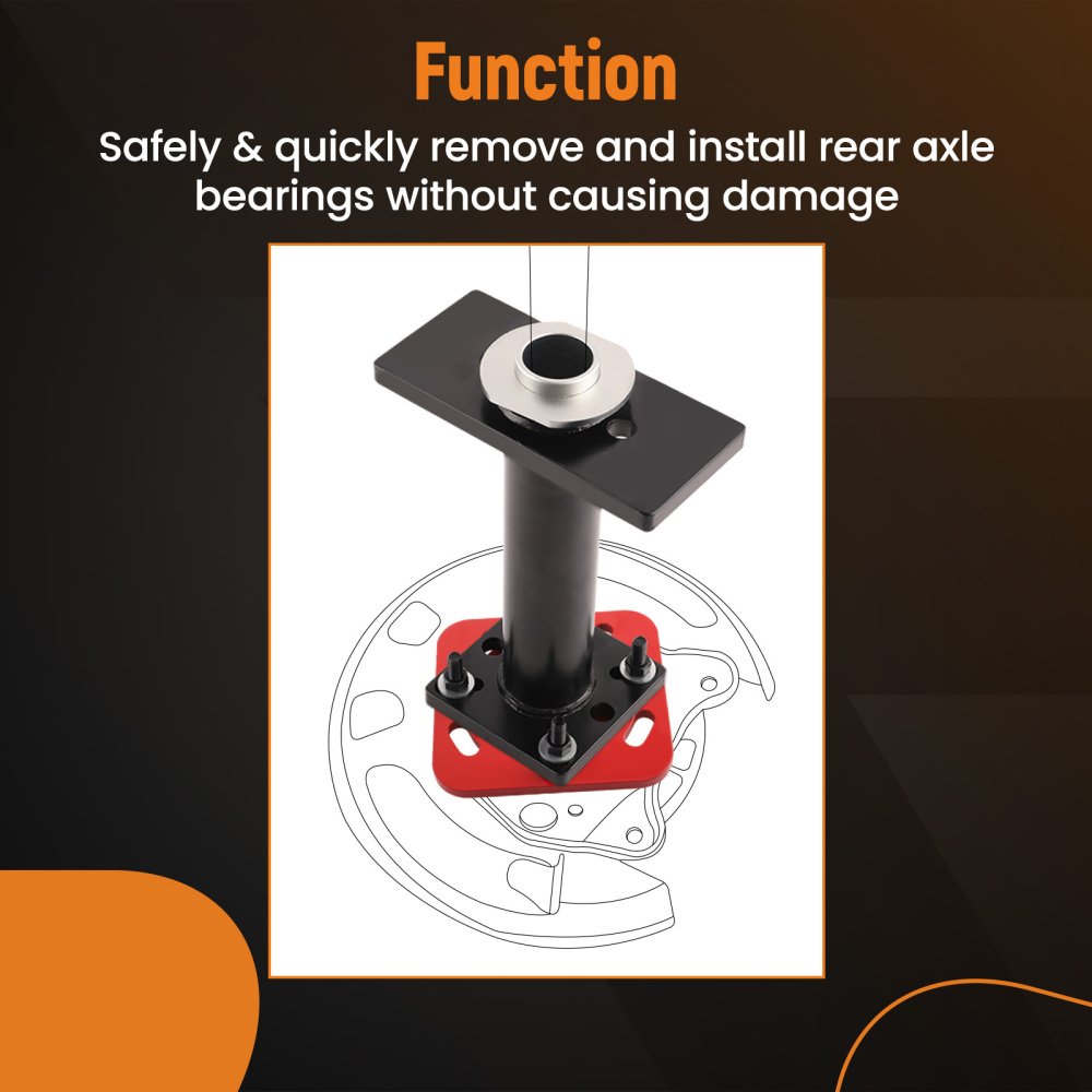 Axle Bearing Puller Set compatible for Toyota 95-20 With Tone Ring Tool Installer Hilux