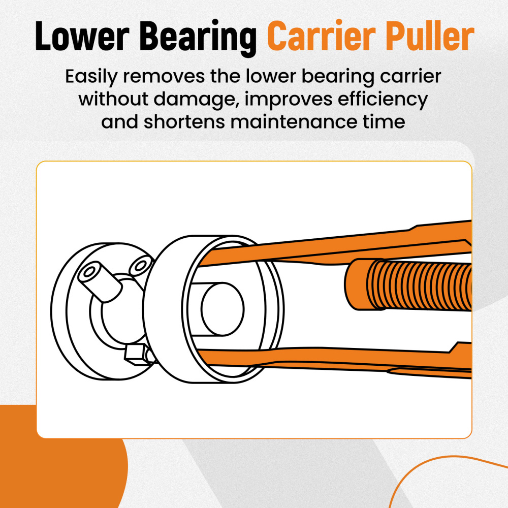 Lower Bearing Carrier Puller Tool compatible for Yamaha Honda Johnson Evinrude Mercury
