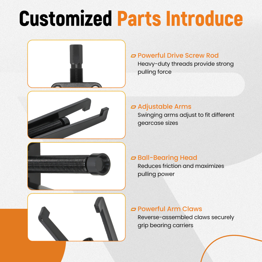 Lower Bearing Carrier Puller Tool compatible for Yamaha Honda Johnson Evinrude Mercury