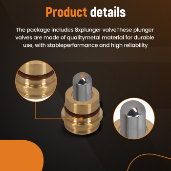 Joystick Pilot Control Plunger 8pcs Kit compatible for Caterpillar CAT 216B 226B 236B 242B