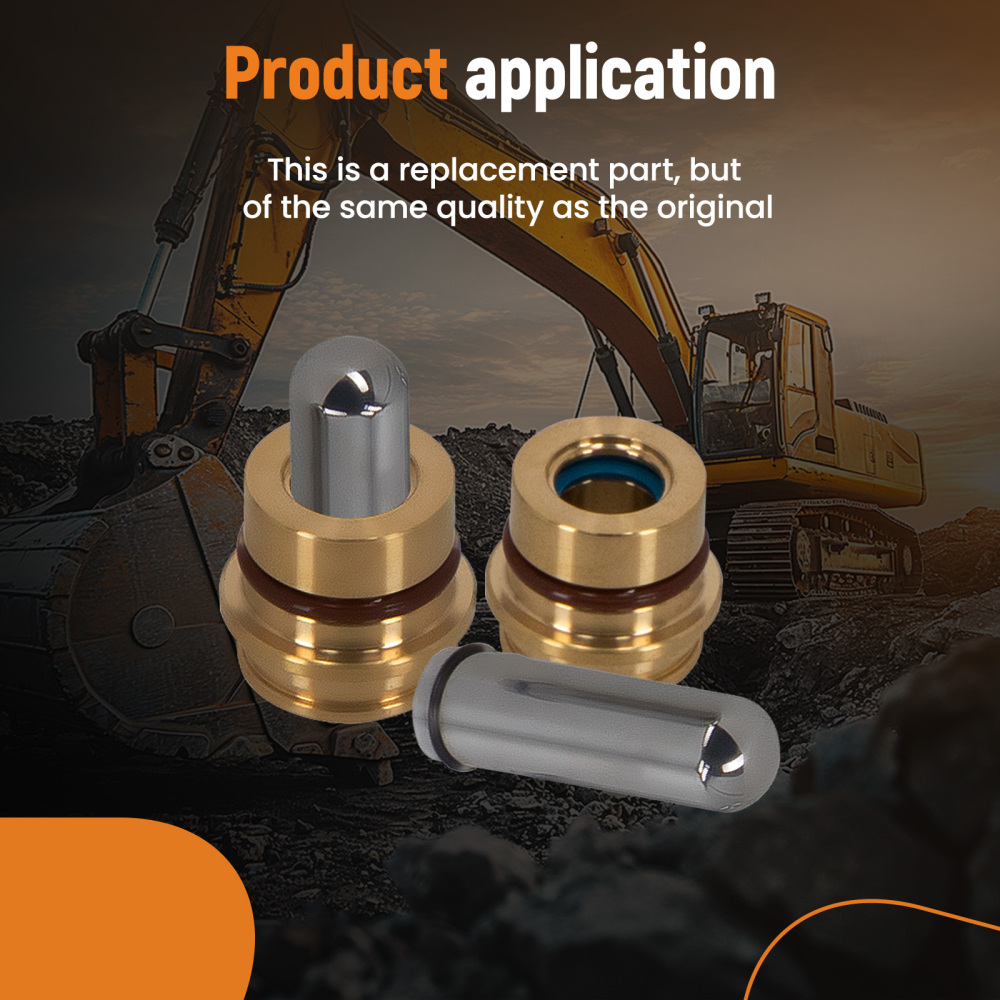 Joystick Pilot Control Plunger 8pcs Kit compatible for Caterpillar CAT 216B 226B 236B 242B