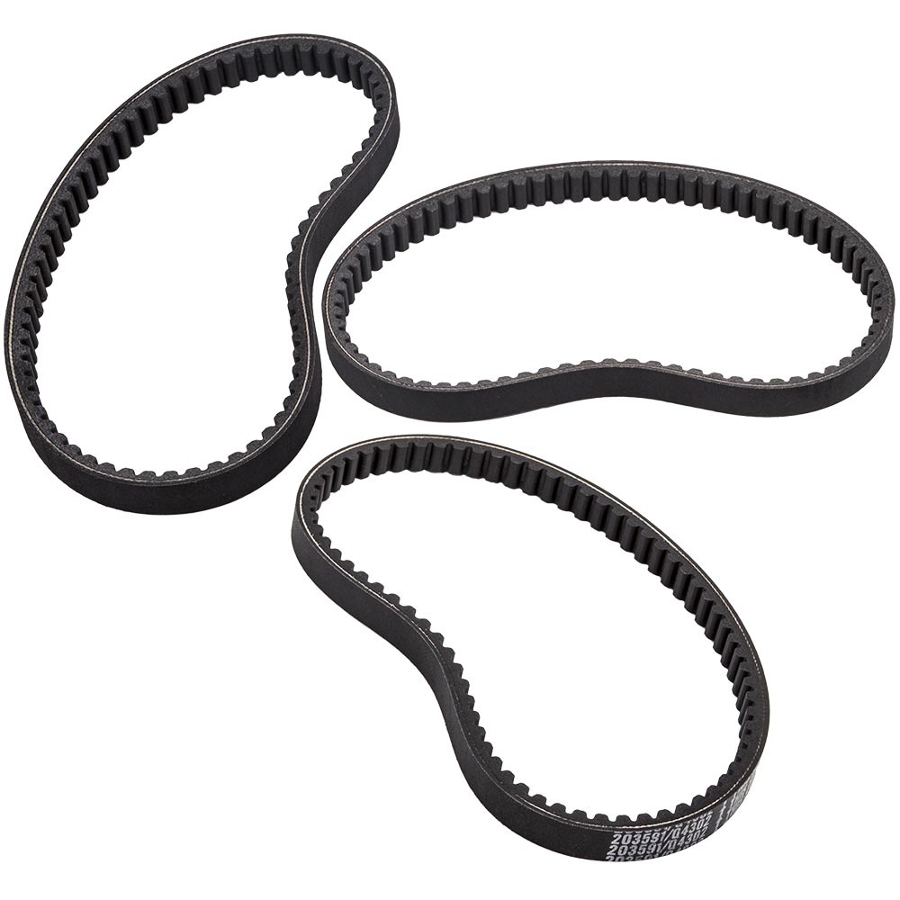 5 Pcs Black Go Kart Drive Belt 30 Series Replaces for 203591 Q43203W Dirt Bike
