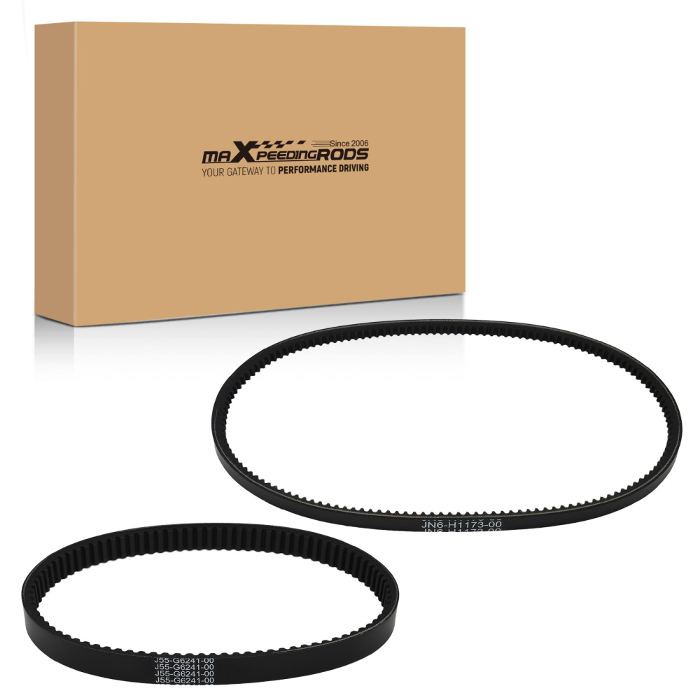 2PC Drive Belt Kit compatible for Yamaha G2 G5A G8A G9A G11A G14A G16 G22 G29