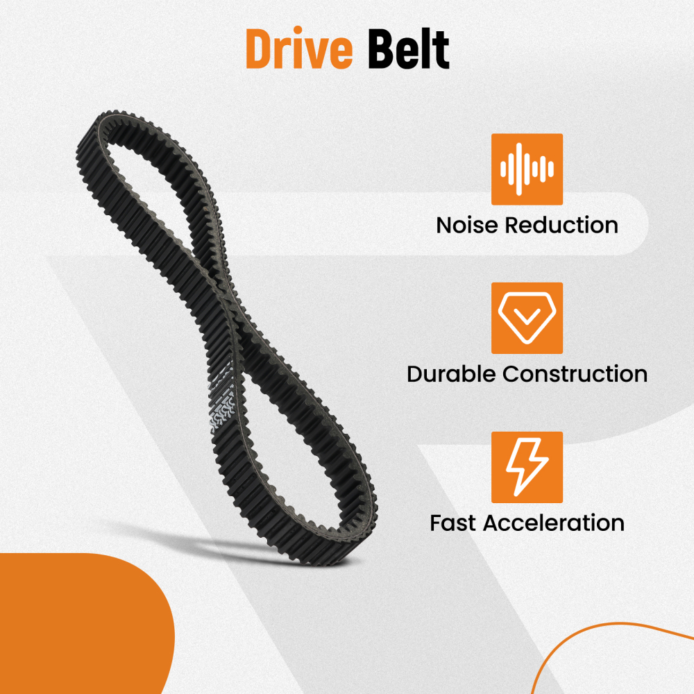 Heavy Duty Drive Belt compatible for Polaris RZR XP/RZR S 1000/Compatible for Ranger XP/Trail 3211172