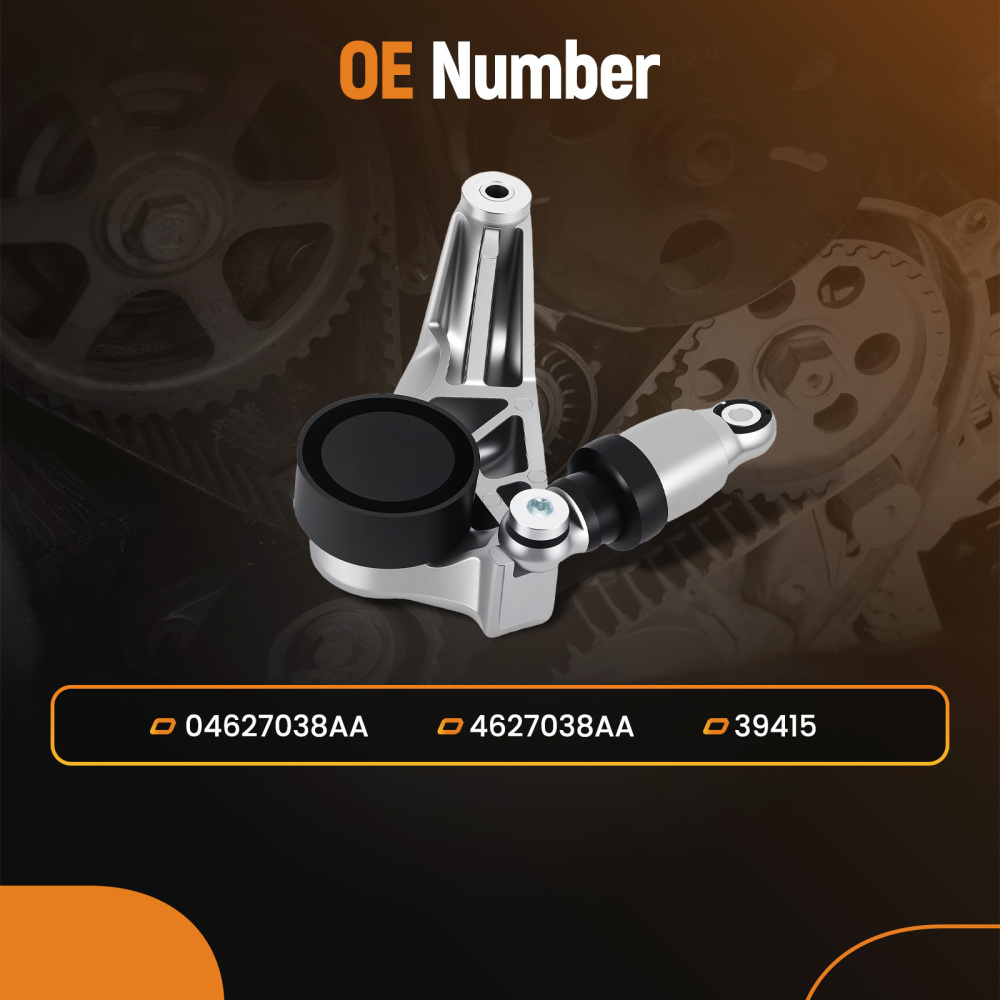 Drive Belt Tensioner w / Pulley For 2012-2018 compatible for Jeep Wrangler JK 3.6L V6 4627038AA