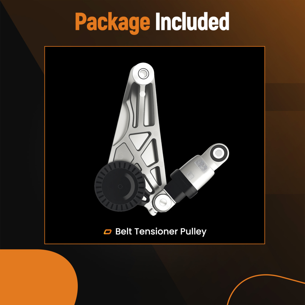 Drive Belt Tensioner w / Pulley For 2012-2018 compatible for Jeep Wrangler JK 3.6L V6 4627038AA