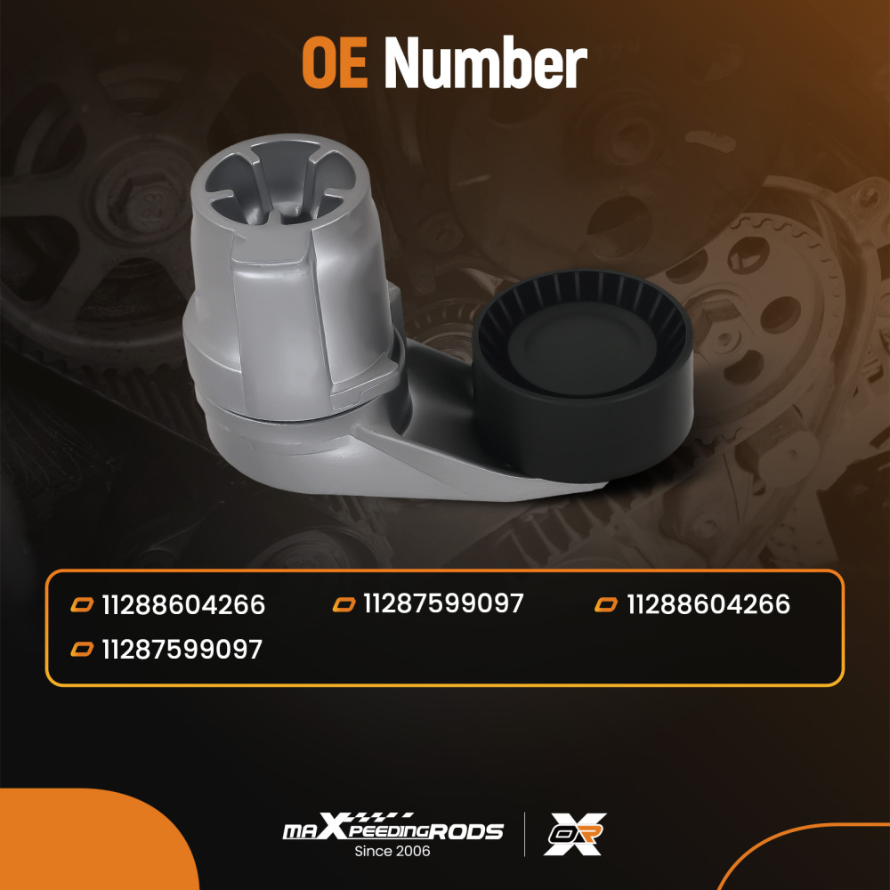 Belt Tensioner Assembly compatible for BMW 335i 435i 535i 2011-2016 11287599097