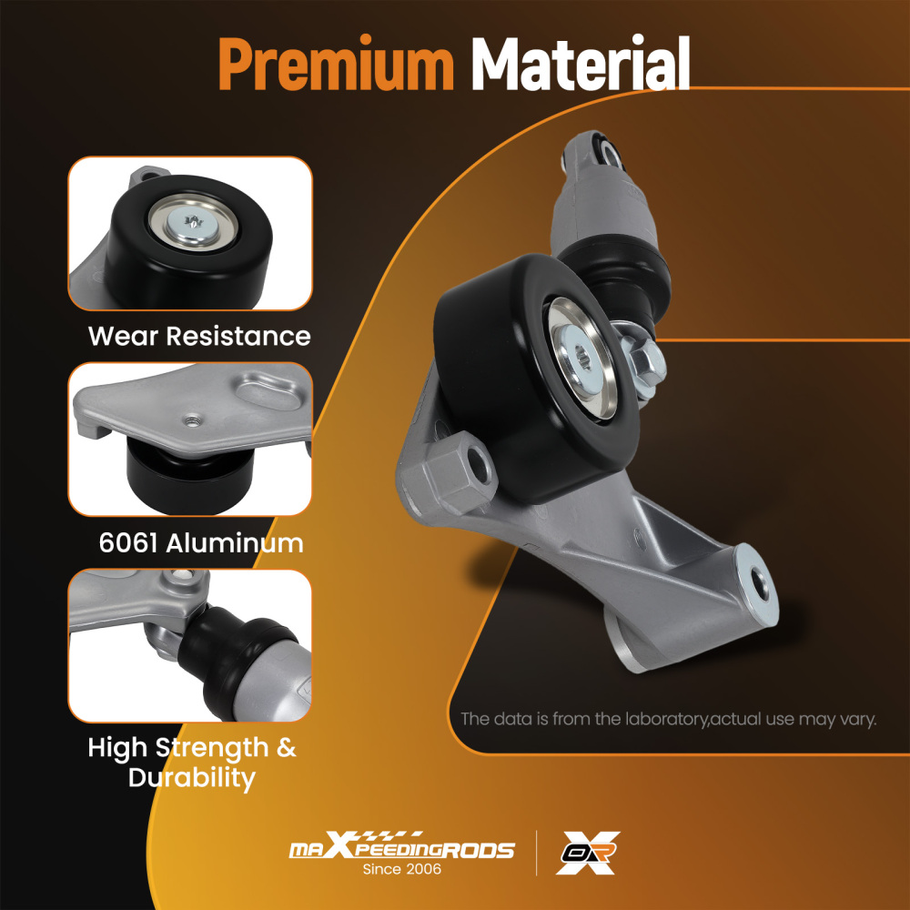 Poulie de roulement de tendeur de courroie compatible pour Toyota RAV4 Tarago 2.4L 2AZ-FE 16620-28011