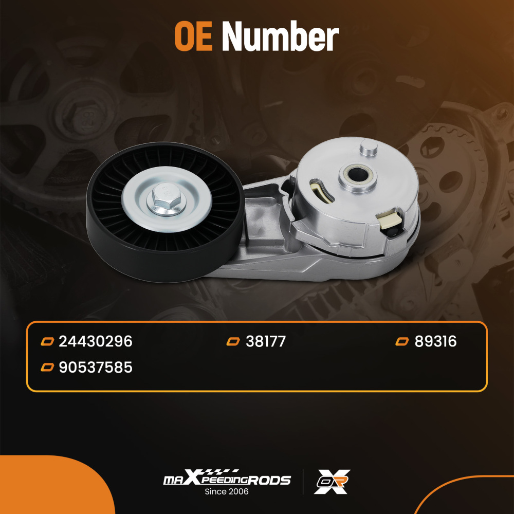 Belt Tensioner compatible for Buick LaCrosse 2.4L L4 2011 Direct Replacement 24430296