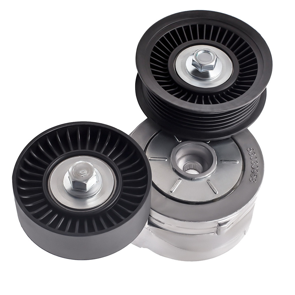 Serpentine Belt Tensioner w/ Pulley compatible for Dodge Jeep Mitsubishi 3.7L 53030958AE Serpentine Belt Tensioner w/ Pulley compatible for Dodge Jeep Mitsubishi 3.7L 53030958AE