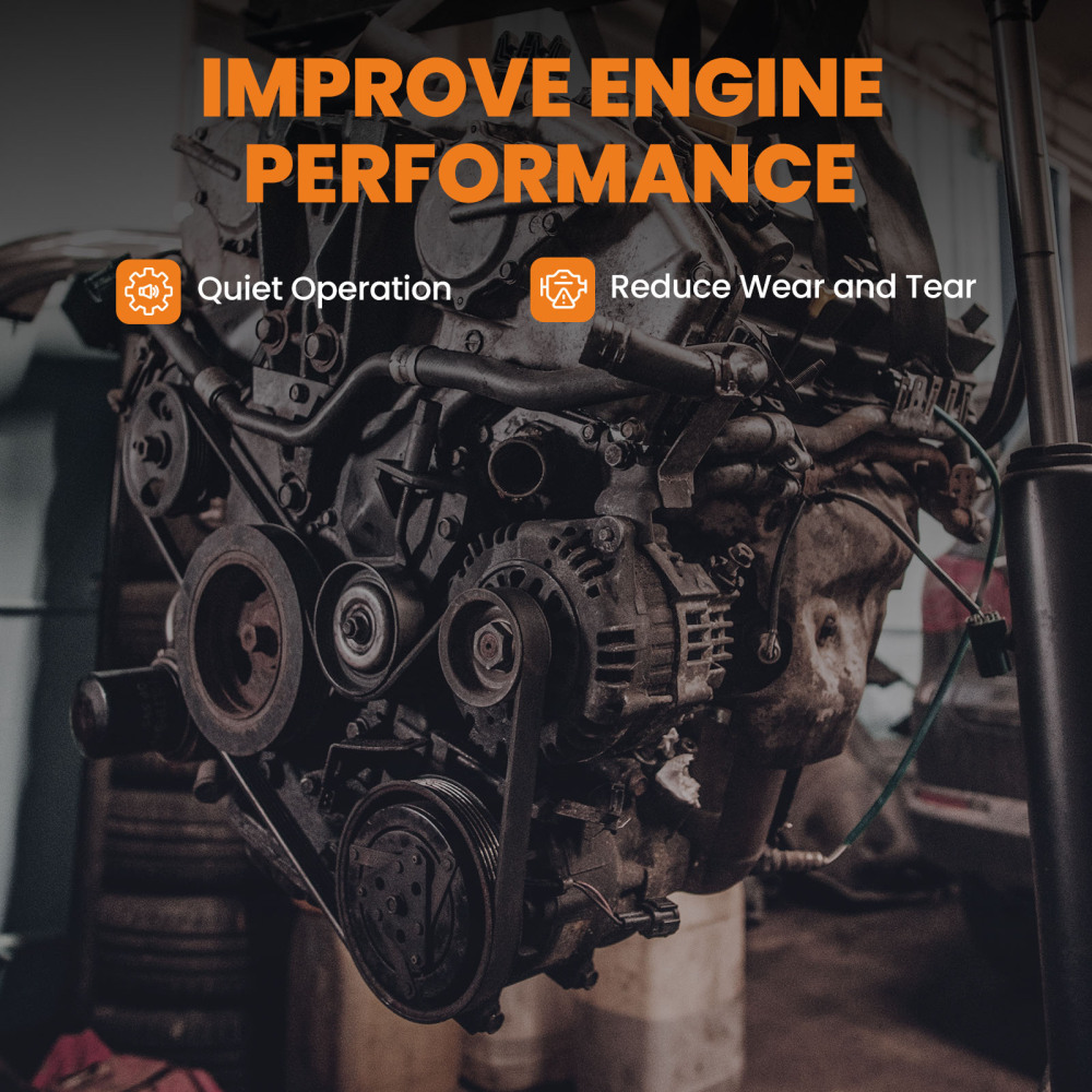 Serpentine Belt Tensioner w/ Pulley compatible for Dodge Jeep Mitsubishi 3.7L 53030958AE Serpentine Belt Tensioner w/ Pulley compatible for Dodge Jeep Mitsubishi 3.7L 53030958AE