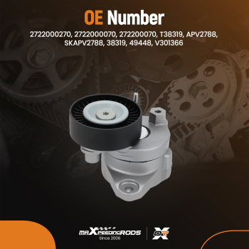Belt Tensioner 2722000270 compatible for Mercedes-Benz C300 C350 W204 2006-2012