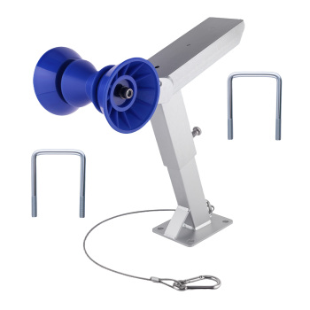 Boat Trailer Winch Stand with Roller Fit 3x4Frames,Multiple Height Adjustments