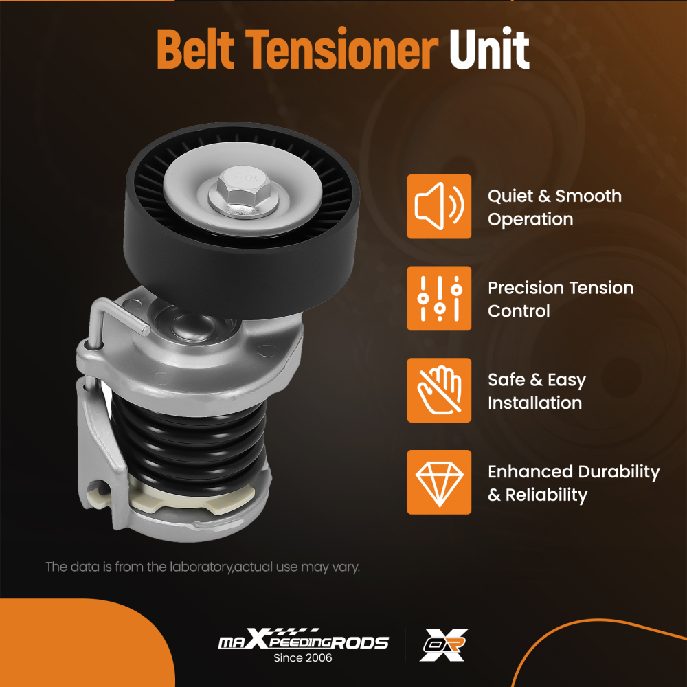 Drive Belt Tensioner compatible for Audi A3 A4 A5 Q3 compatible for VW Golf Passat 1.6 2.0 038903315AM