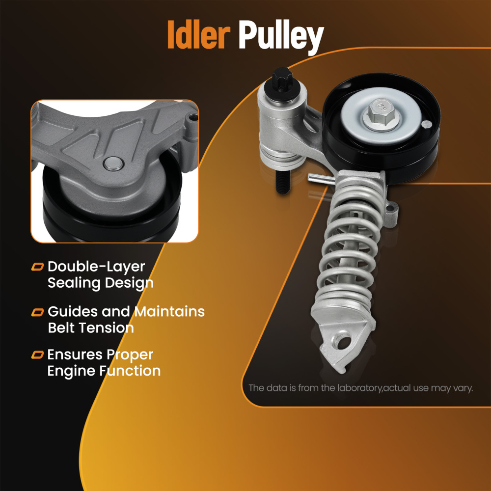 Belt Tensioner Assembly compatible for Buick Encore 1.4L 2013-2020 90531986